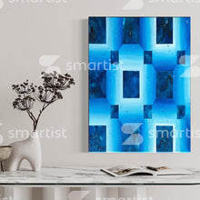 Charger l'image dans la galerie, Tableau : CarréBleu