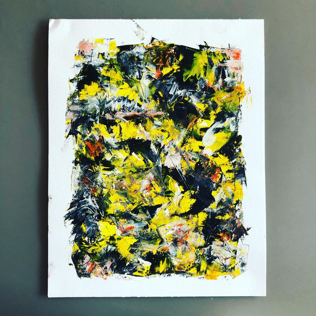 Couteau : Jaune Noir & Orange