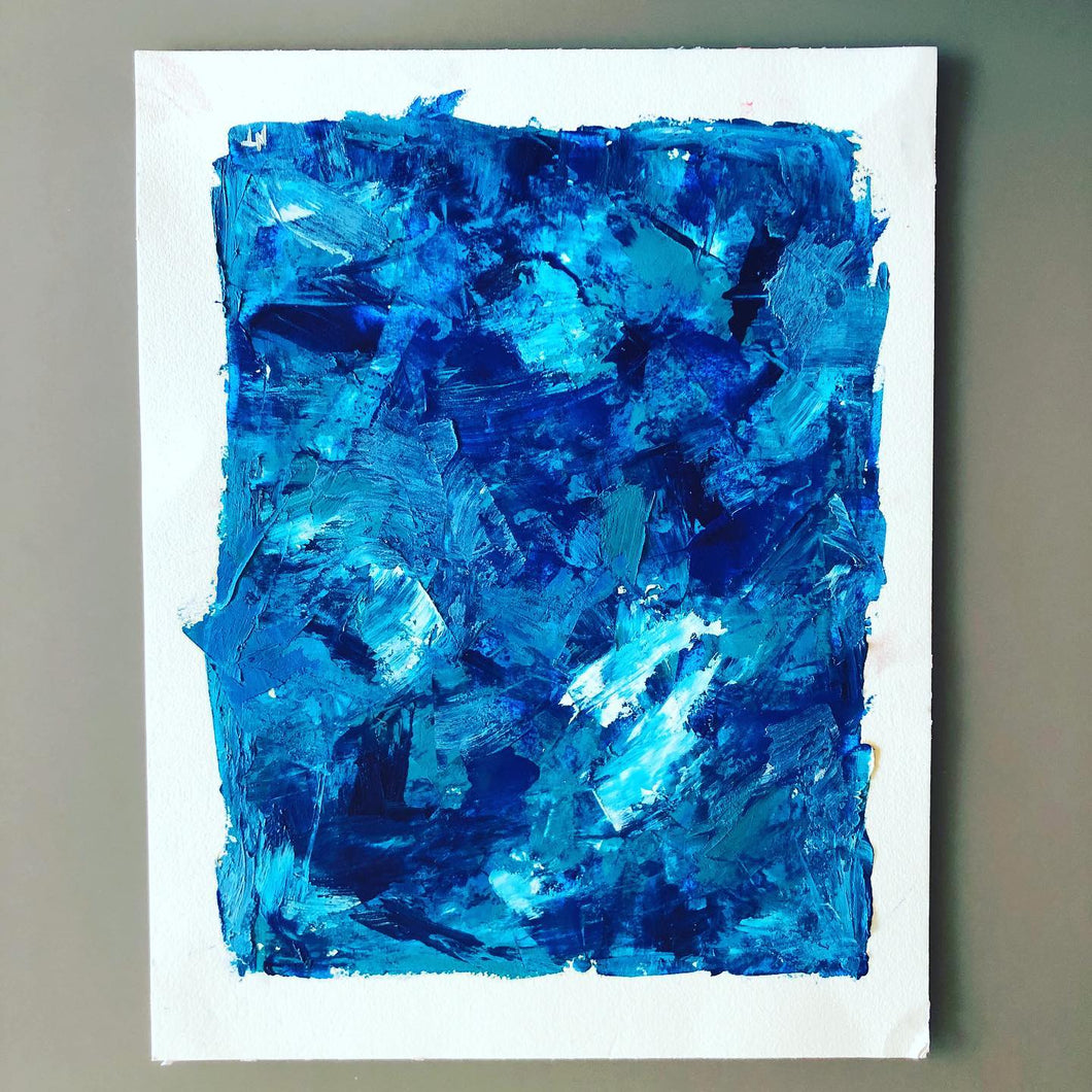 Couteau : Bleu & Blanc
