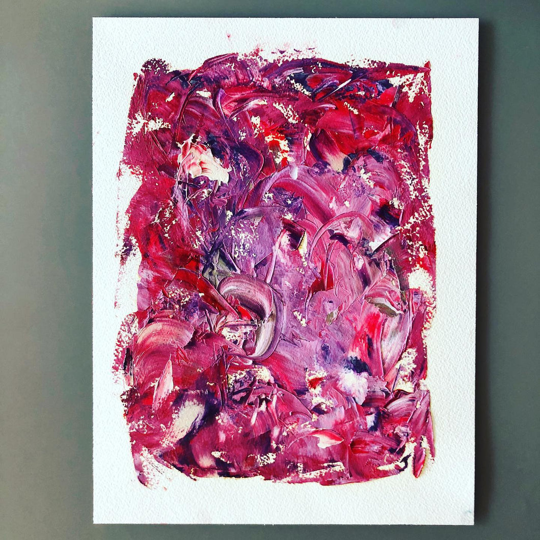 Couteau : Magenta Violet & Blanc