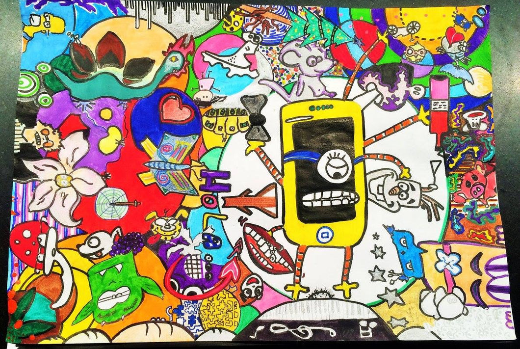Dessin Coloré : Hyper Connection 5G