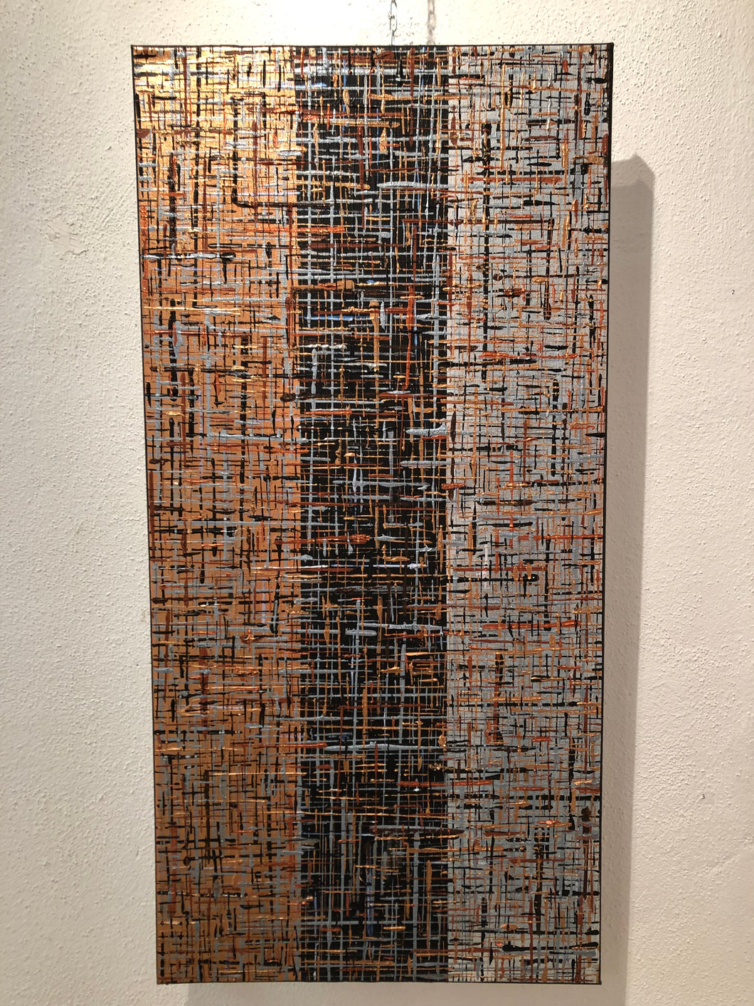 Tableau : Traits Bronze Marron Argent