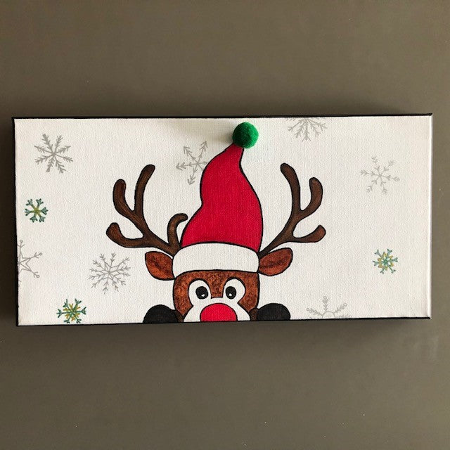Tableau : Cerf de Noël